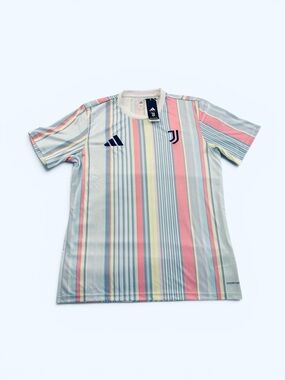 Adidas Juventus 25/26 Pre-Match Soccer Futbol Multi Color Jersey Size Large NWT